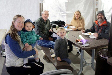 Luminary Walk - Eating